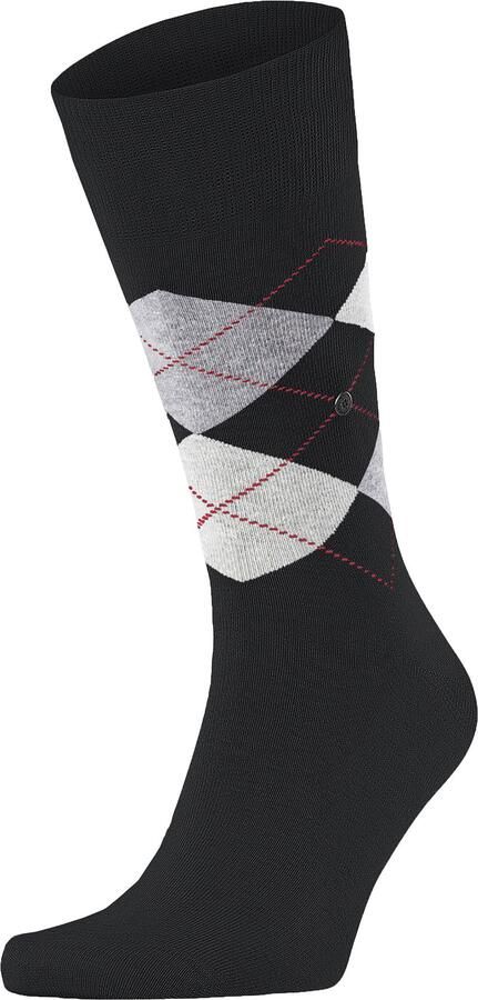 Burlington Panty s Kousen Gift Box Argyle 2-Pack Ruiten Zwart Ecru - Foto 3