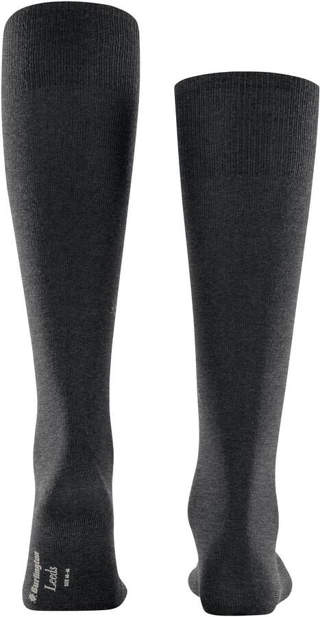 Burlington Socks Leeds Wolmix Grijs - Foto 3