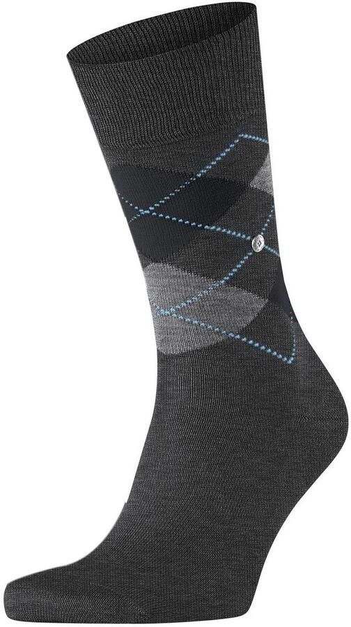 Burlington Sokken met ruitmotief model 'MANCHESTER'