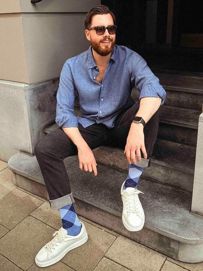 Burlington Sokken met ruitmotief model 'MANCHESTER' - Foto 4