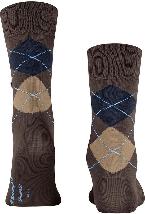 Burlington Sokken met ruitmotief model 'MANCHESTER' - Foto 3