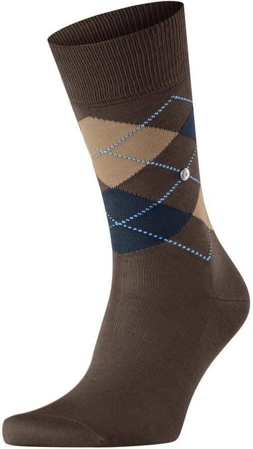 Burlington Sokken met ruitmotief model 'MANCHESTER'
