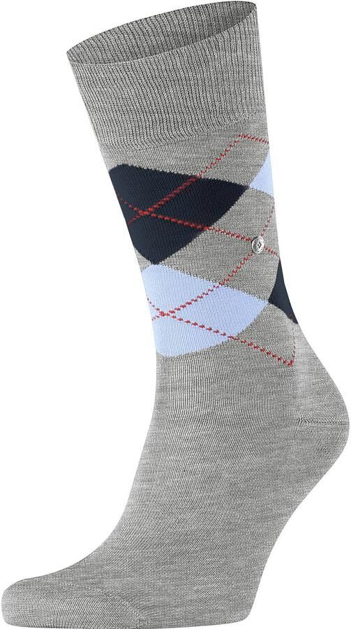 Burlington Sokken met ruitmotief model 'MANCHESTER'