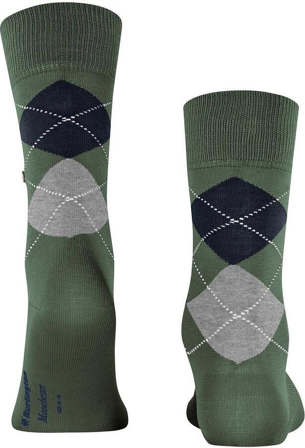 Burlington Sokken met ruitmotief model 'MANCHESTER' - Foto 4