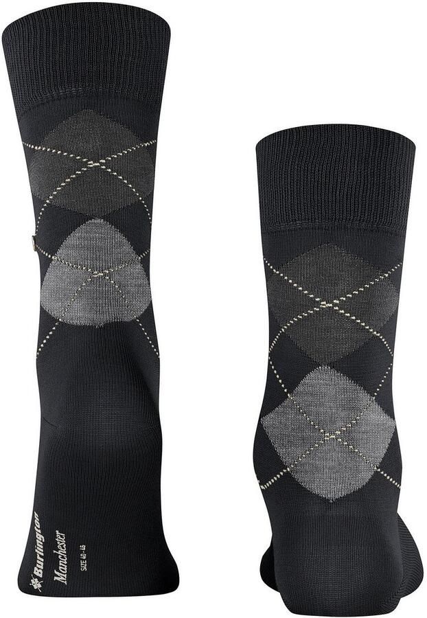 Burlington Sokken met ruitmotief model 'MANCHESTER' - Foto 4