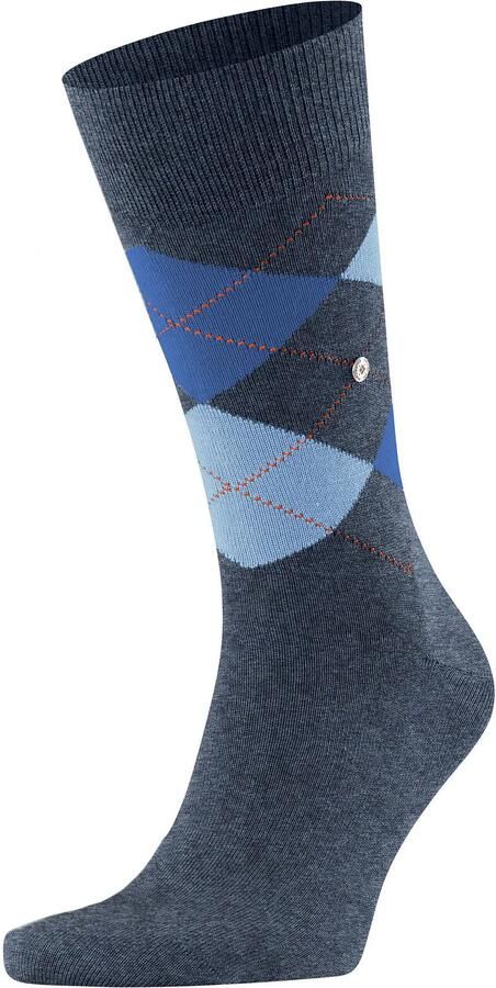 Burlington Socks Wol Edinburgh Blauwgrijs 6688 - Foto 3