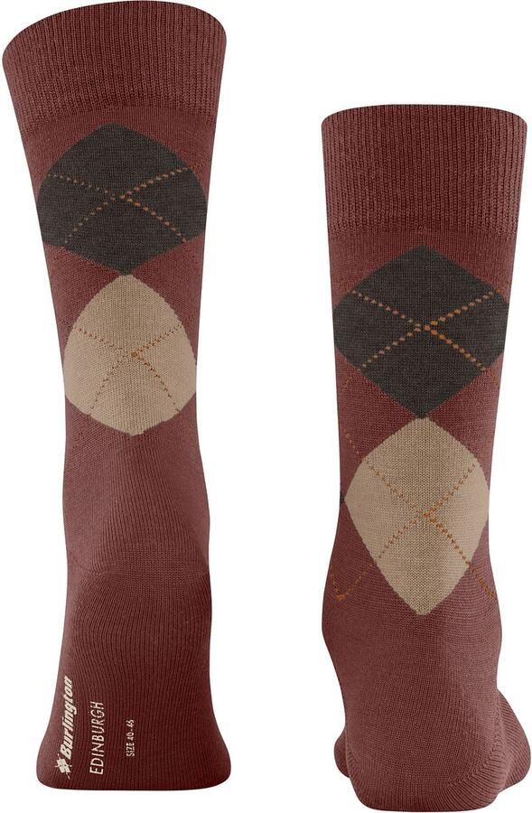 Burlington Sokken van scheerwolmix met labeldetails model 'Edinburgh' - Foto 2