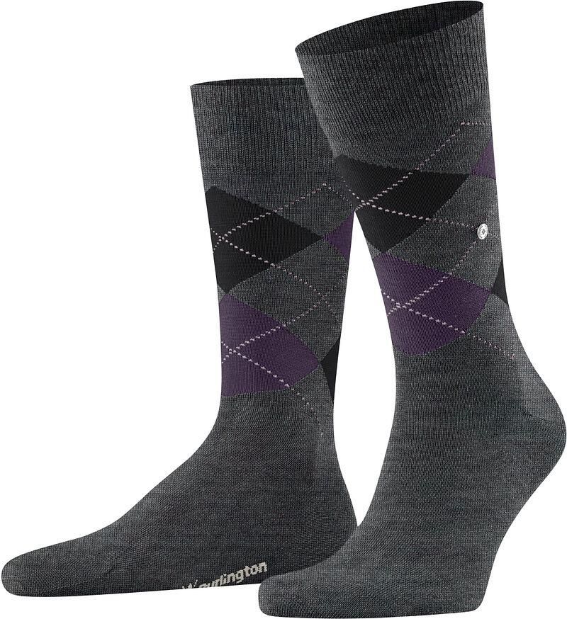 Burlington Panty s Kousen Wol Edinburgh Grijs 3183 - Foto 3