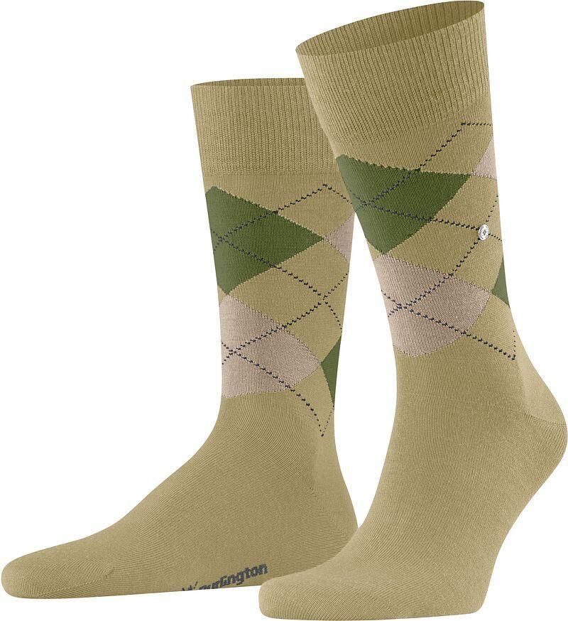 Burlington Panty s Kousen Wol Edinburgh Groen 7206 - Foto 3