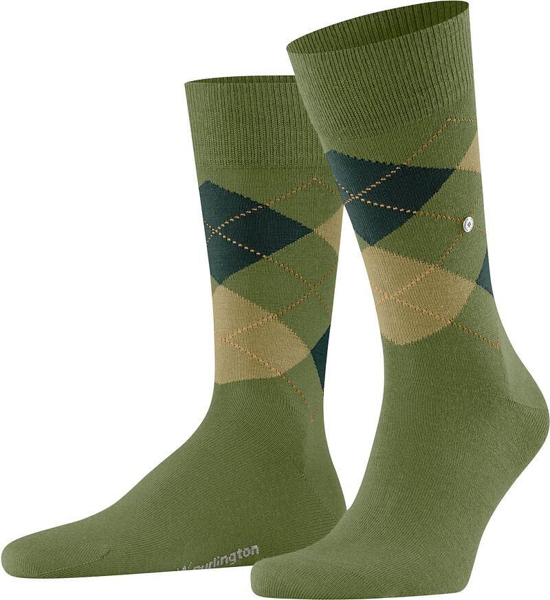 Burlington Panty s Kousen Wol Edinburgh Groen 7685 - Foto 3
