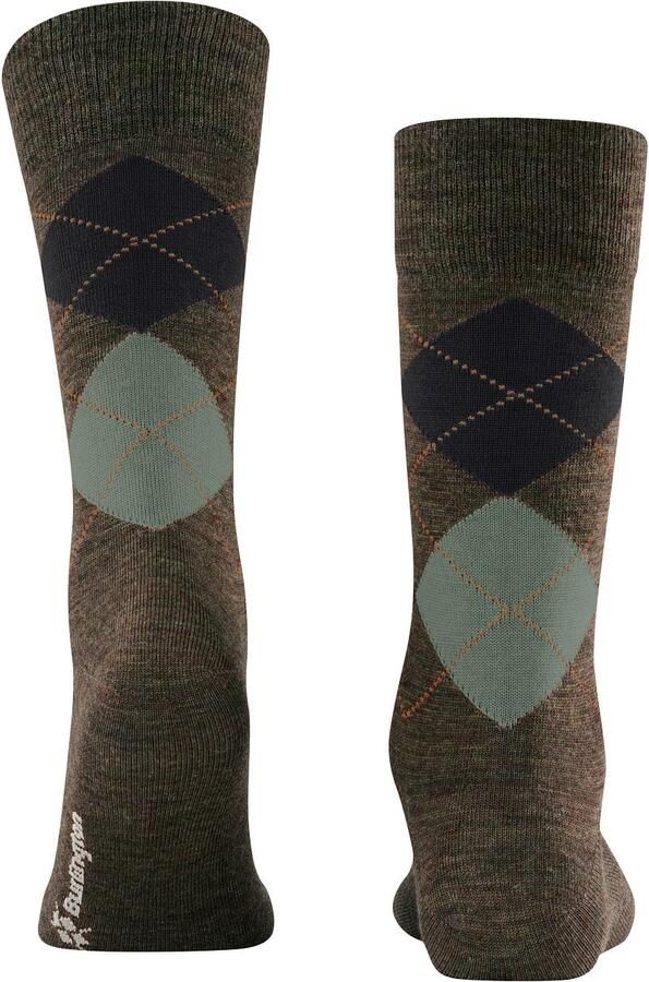 Burlington Socks Wol Edinburgh Melange Groen 7185 - Foto 2