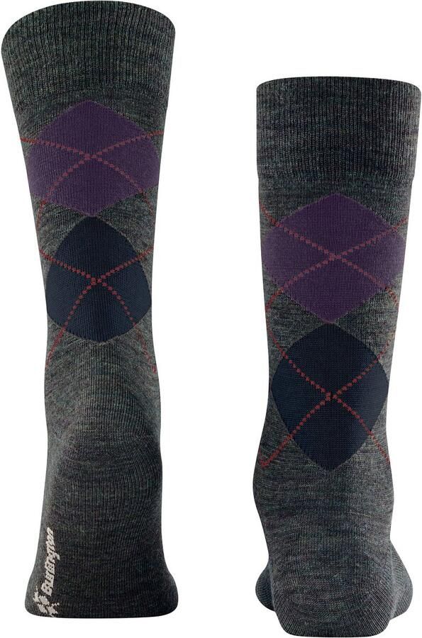 Burlington Socks Wol Edinburgh Melange Groen 7271 - Foto 3