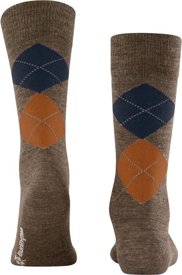 Burlington Socks Wol Edinburgh Melange Groen 7460 - Foto 2