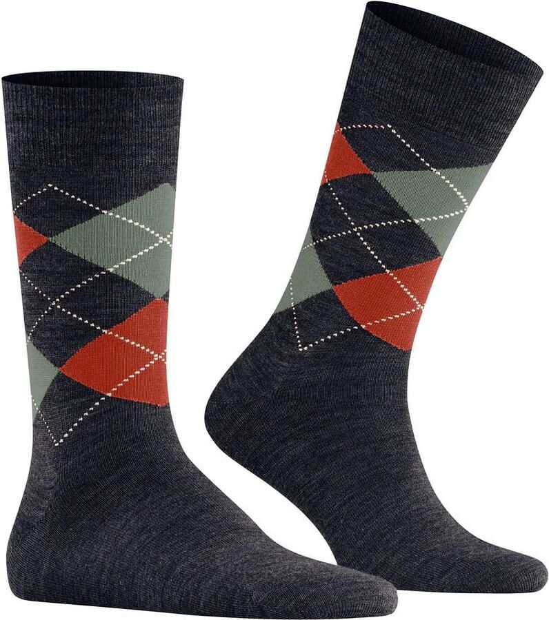 Burlington Sokken van scheerwolmix model 'EDINBURGH'