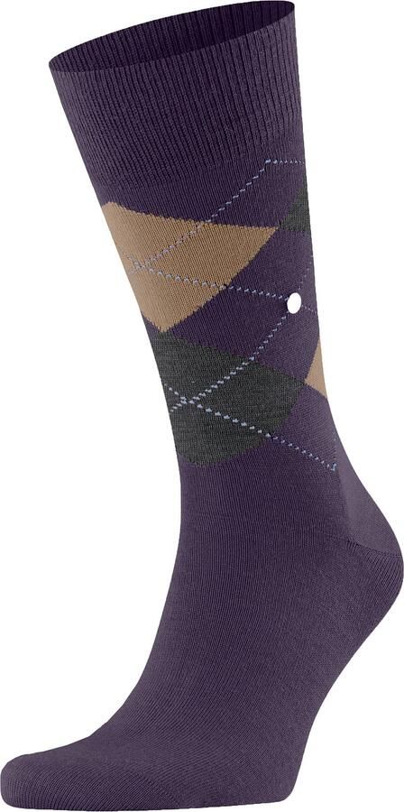 Burlington Socks Wol Edinburgh Paars 8761 - Foto 3