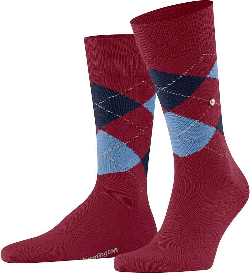 Burlington Panty s Kousen Wol Edinburgh Rood 8034 - Foto 3