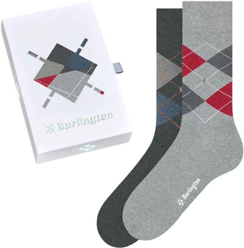 Burlington Gift Box Sokken Grijs 0070