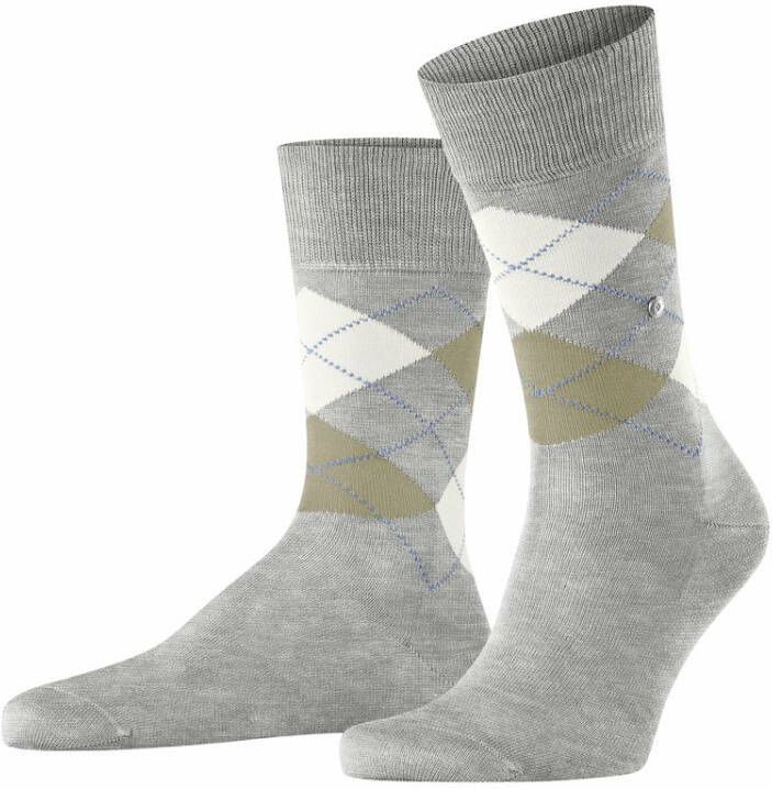 Burlington Socks Manchester Sokken Grijs 3623