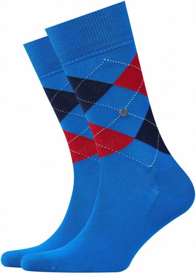 Burlington Sokken Manchester blauw rood