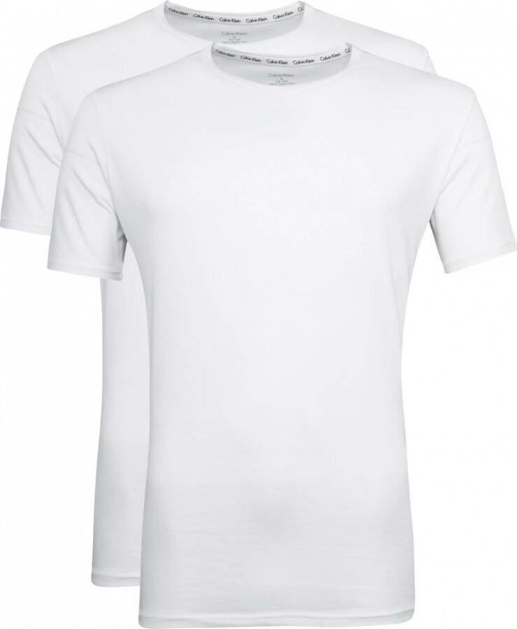 Calvin Klein T-Shirt O-Neck Wit 2-pack