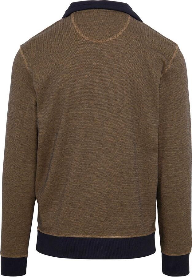 Casa Moda Halfzip Trui Okergeel - Foto 3