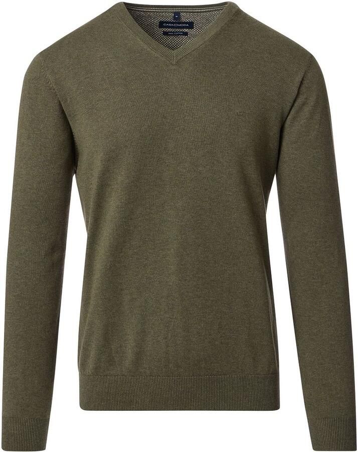 Casa Moda Pullover Olijfgroen