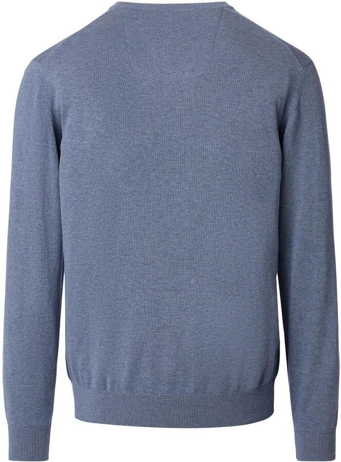 Casa Moda Pullover V-Hals Grey Indigo