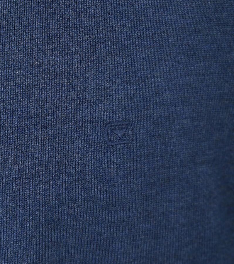 Casa Moda Sweater Vest Zip Blauw