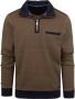 Casa Moda Halfzip Trui Okergeel - Thumbnail 1