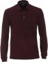 Casa Moda T-shirt Polo LS Bordeaux Rood - Thumbnail 1
