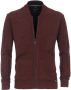 Casa Moda Vest Melange Bordeaux - Thumbnail 1