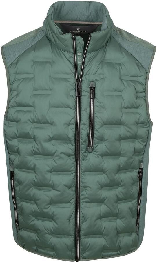 Casamoda Bodywarmer Hybrid Puffer Olive