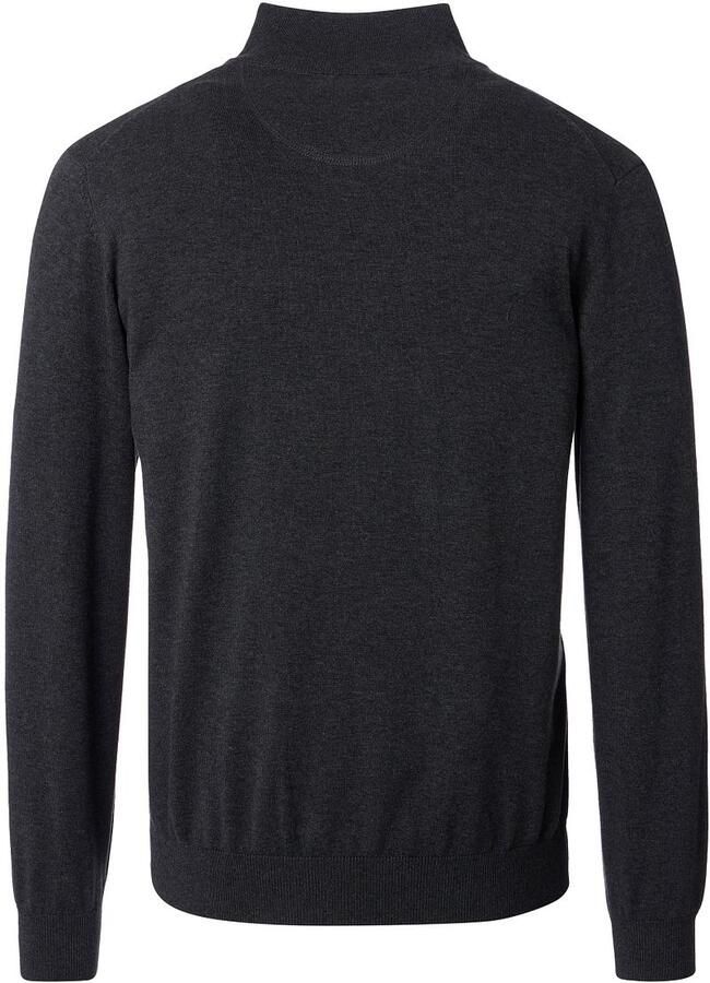 Casamoda Halfzip Trui Solid Antraciet - Foto 2