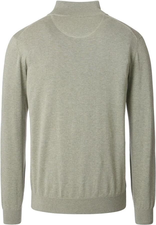Casamoda Halfzip Trui Solid Lichtgroen - Foto 2