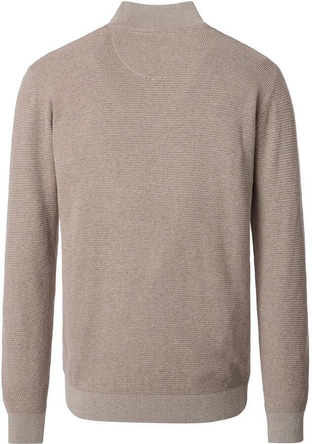 Casamoda Halfzip Trui Structure Beige