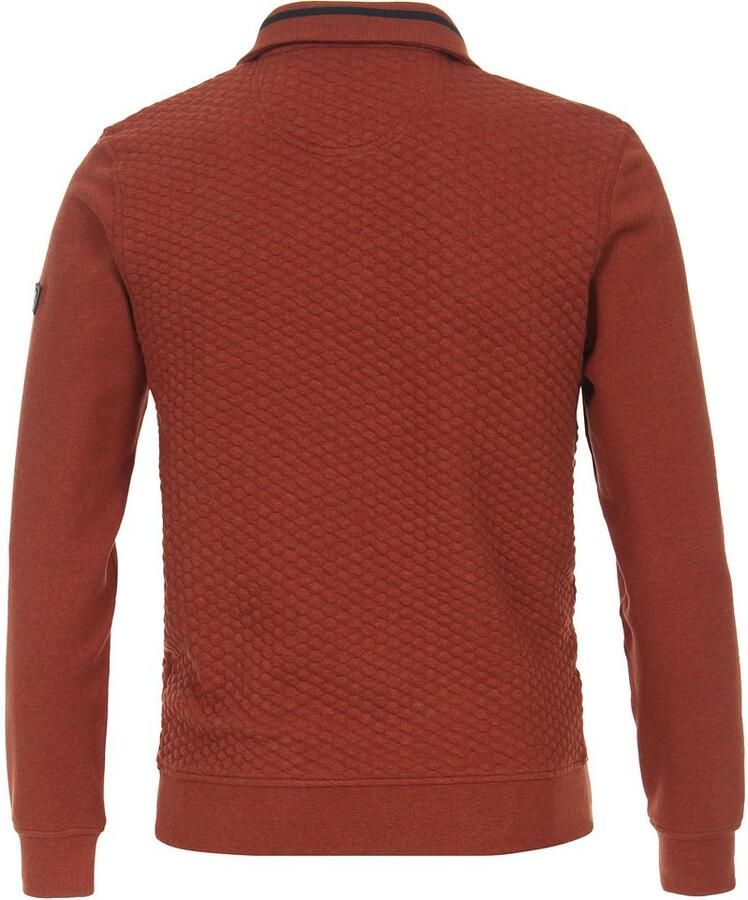 Casamoda Halfzip Trui Structuur Rood - Foto 2