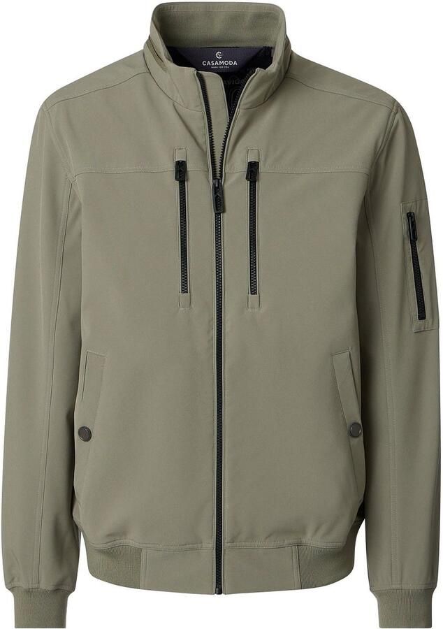 Casamoda Jas Softshell Groen