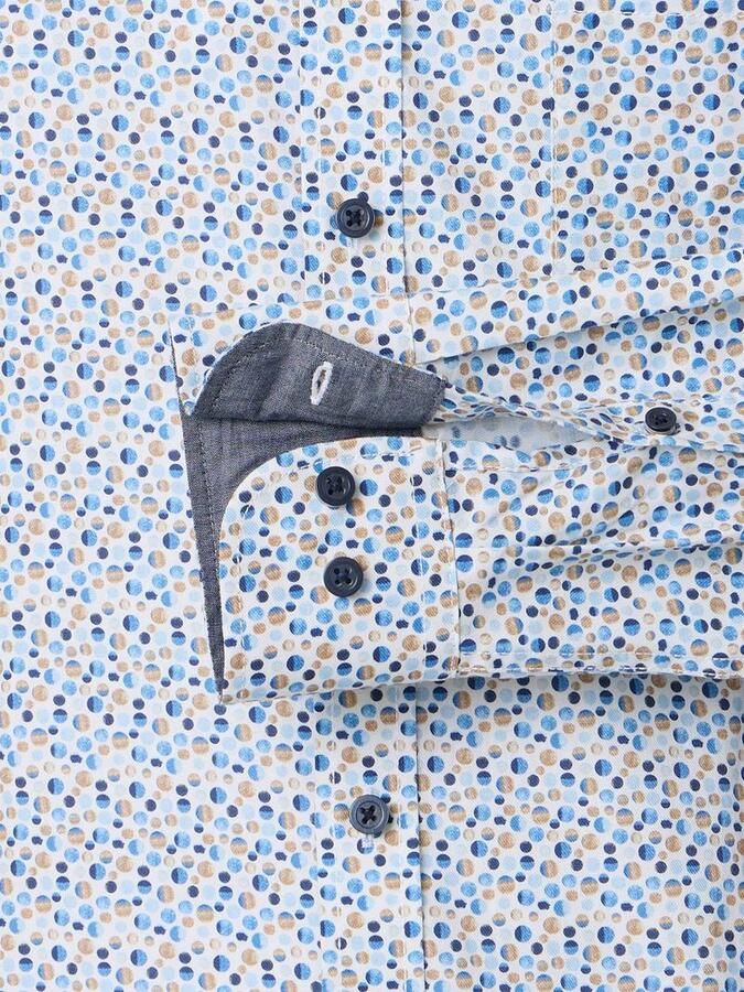 Casamoda Overhemd Dots Blauw - Foto 2