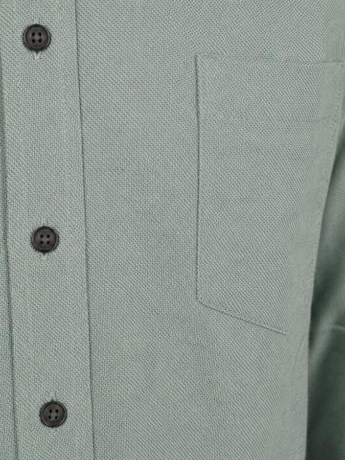 Casamoda Overhemd Faux Uni Groen - Foto 2