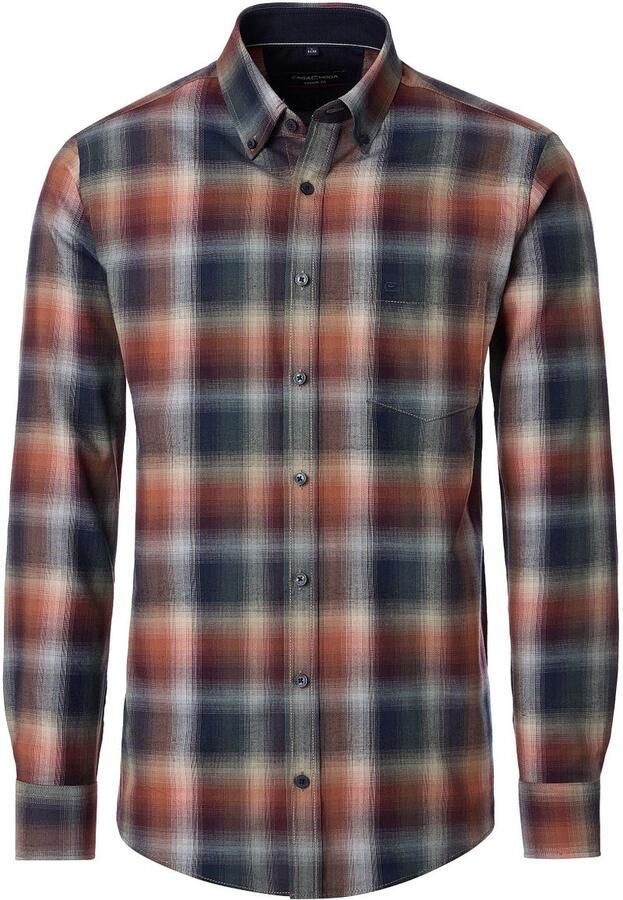 Casamoda Overhemd Ruiten Faux Multicolour