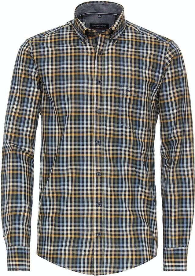 Casamoda Overhemd Ruiten Navy