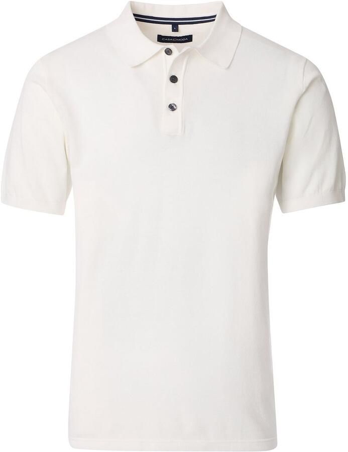 Casamoda Polo Knitted Off White
