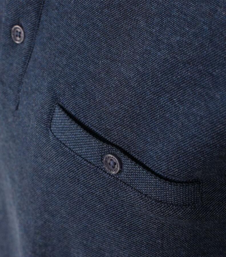 Casamoda Polo LS Donkerblauw - Foto 2