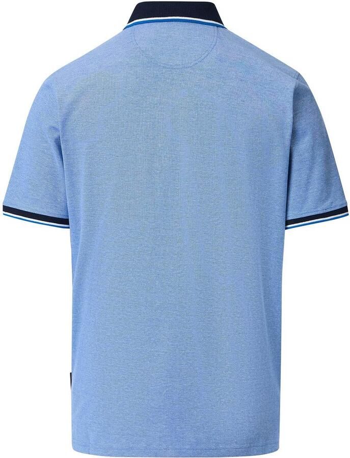 Casamoda Polo Piqué Contrast Blauw - Foto 2