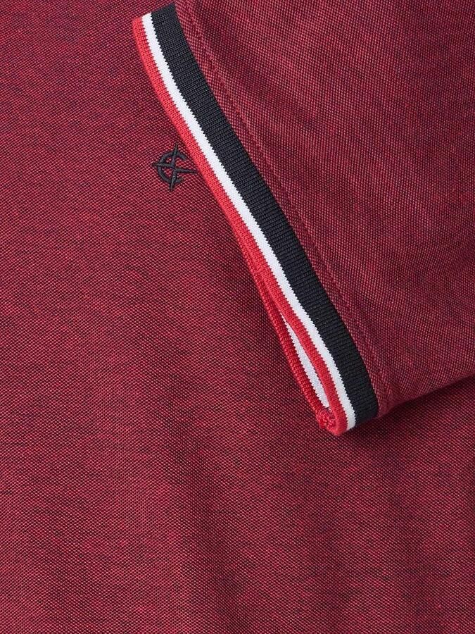 Casamoda Polo Piqué Contrast Rood - Foto 2