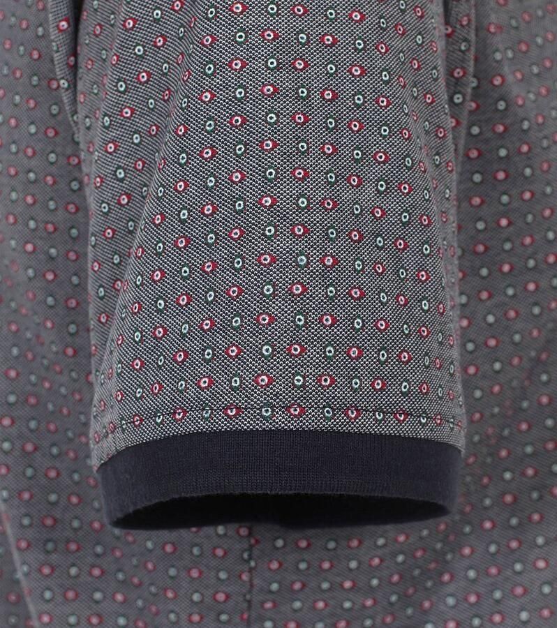 Casamoda Polo Print Grijs Multicolour - Foto 2