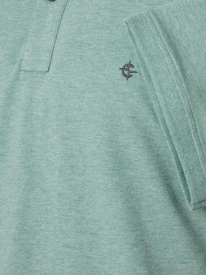Casamoda Polo Stretch Melange Groen - Foto 2