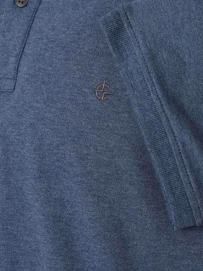 Casamoda Polo Stretch Melange Navy - Foto 2