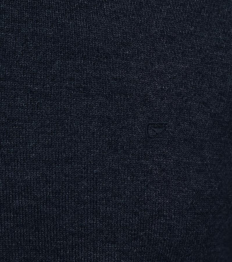 Casa Moda trui donkerblauw v-neck