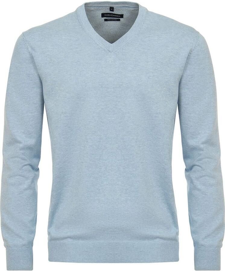 Casamoda Pullover V-Hals Lichtblauw